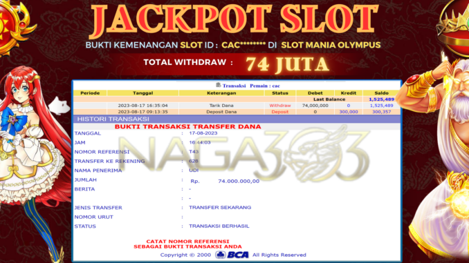 bukti jp naga303 #497 bukti jp naga303 #497